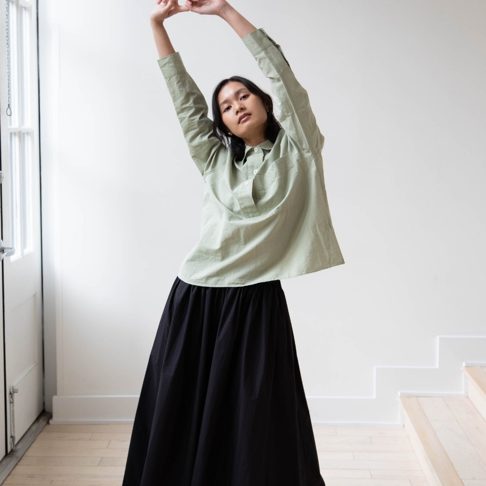 Cream Cotton And Hemp Apuntob Culottes - Picture 2 of 8